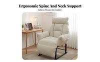 Lumbar cushion Reclining Office Chair with Footrest Highspinal Ergonomic Recliner with Footrest Adjustable Headrest Seating Furniture Safety approved for video game enthusiasts, Students, distant Workers, Studying, Study Room, Bedroom, resting