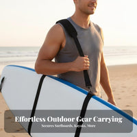 Paddleboard Carrying Strap Streamlined & Portable Paddle Board Carry Strap Kayak Transport Carrier Sturdy Duty Kayak Carrier