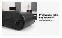 Erhu Bag 600D Oxford Material Erhu Carrying Case Urheen Gig Bag Waterproof Chinese Fiddle Soft Case Wear-Resistant for Travel