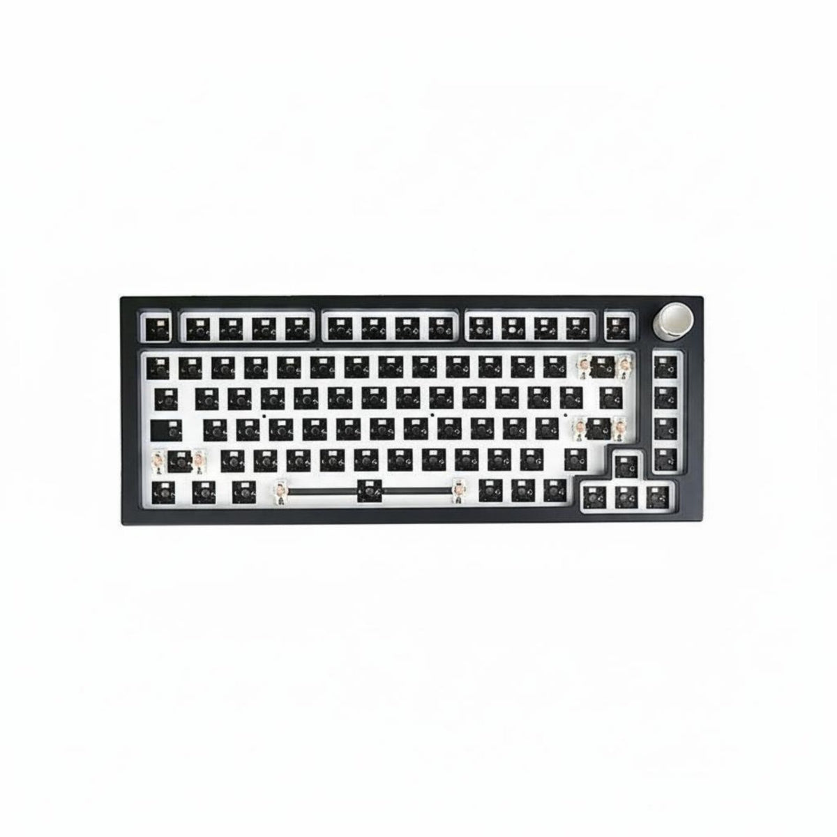 Tri-Mode Connectivity 75% Mechanical Keyboard Kit N-Key Rollover Computer Peripheral for Gamers, Office