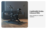 Quiet Operation Home Cycling Bike App Connectivity Cycling Bike Adjustable Seat & Handlebars Stationary Exercise Cycle Sturdy Construction