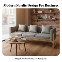 Nordic Design Upholstered Banquette Set Cushiad Seat Restaurant Booth long-lasting Construction Commercial Furniture Easy to Clean for Cafe Proprietors, Business Owners, Interior Designers, Lounge Area, Dining Room