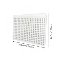 Adhesive Pool Skimmer Guard Debris-Blocking Adhesive Skimmer Cover Perforated Pool Cover Water Circulation Rectangular