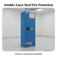 Cabinet Storage Cabinet Secure Locking System Industrial Harmful Goods Locker for Warehouse, Research Facility