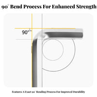 Hex Key Set High Power Allen Wrench Set Precision 90-Degree Bend for Repair Specialist S, DIY Enthusiasts, Home Repair, Furniture Assembly