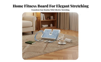 Non-Slip Design Calf Stretcher Incline Board Heavy Duty Leg Stretcher with Resistance Bands Padded Heel Protection Standing Foot Stretching Device Massage Surface for Runners, Athletes, Post-Workout Recovery, Physical Treatment, Home Gym, Office