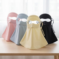 Summer Full Face Mask UV Protection Breathable Sun Shade Neck Gaiter for Women