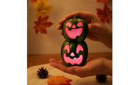 Pumpkin Night Light Festive Pumpkin Table Lamp Ambient Ornament for Autumn, Party