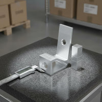 Golf Vehicle Shock Bracket Two-Hole Shock Absorber Mounting Bracket Silver Vehicle Part