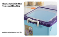 Rice Storage Bin Dampness-Resistant Airtight Rice Container Sealed Grain Container