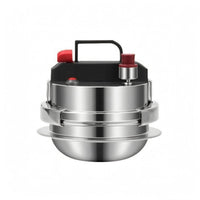 Mirror-Finished Mini Pressure Cooker Easy to Clean Stainless Steel Pressure Cooker Food-Grade Kitchenware Rust-Resistant
