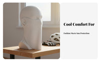 Protection Face Cover Breathable Full Coverage Sun Cover Ice Silk Sun Cover UPF 50+ Cooling Neck Gaiter Adjustable Ear