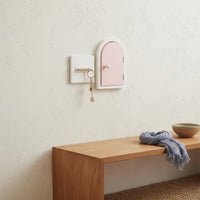 Door Shaped Outlet Cover Cute Switch Surround Frame 3D Light Switch Sticker for Girls, Kids, Nursery, Bedroom