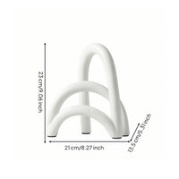 Resin Arch Bridge Ornament Nordic Resin Arch Ornament Modern Bridge Sculpture for Living Room, Entryway, Bookshelf