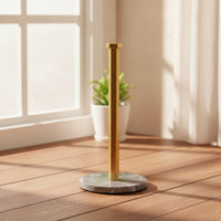 Paper Towel Holder with Marble Base Non-Slip Organizer Sturdy
