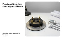 Integrated Brake Disc Hub Straw Hat Type 5-Lug Cast Iron Brake Disc