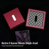 Elegant Design Chinese Design Bracelet Box Soft Lining Double Door Jewelry Case Decorative for Women, Brides, Dresser, Anniversary, Birthday