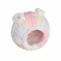 Winter Warm Bird Shelter, Parrot Hanging Enclosure, Thick Coral Fleece, Small Pet Bed