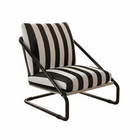 mid-centurymid-century-modern Modern design Striped Highspine supportchair sturdy Wood Frame Single Sofa Thick Cushioning Home Furniture Ergonomic Design for Readers, Homeowners, Office Workers, Living Room, perusing alcove, Study, Bedroom