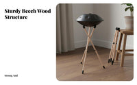 Handpan Stand Stable Triangular Structure Tongue Drum Bracket Solid for Home Practice, Performance, Studio