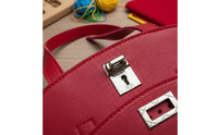 Patterned Lock PU Leather Bag Body Chic Fashion Accessory Gift Idea for Crafters