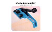 Silent Operation Manual Strapping Tensioner Labor-Saving Hand Strapping Tightener Long-Lasting for Packers, Logistics Personnel, Moving