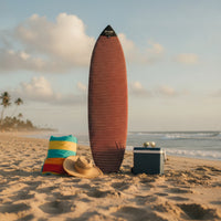 Surfboard Sock Lightweight Surfboard Cover with Drawstring Knit Board Sock for Surfers