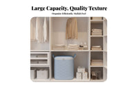 Large Textile Storage Bag High-Capacity Foldable Storage Bag Closure Ed Textile Tote Odorless Foldable Clothes Bin Double
