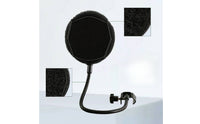 Microphone   Filter   Plosive Screen Adjustable Wind Screen with Gooseneck Clip Arm Universal for Vocalists