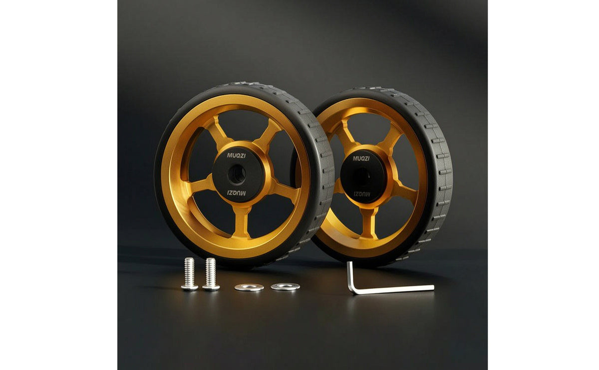 Aluminum Alloy Auxiliary Wheel Anodized Easy Wheels Smooth Easy Wheel Long-Lasting for Cyclists