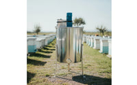 Powered Honey Extractor Stainless Steel Four-Frame Honey Extractor Efficient Equipment for Beekeepers, Apiary