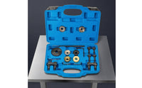 Engine Timing Tool Kit with Carry Case 19-Piece Engine Timing Tool Kit Compatible for Mechanics, Home Mechanics, Auto Repair, Workshops