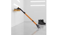 Foam Grip Car Windshield Winter Brush Black and Orange Telescopic Winter Shovel