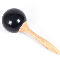 Black Handheld Maraca Beginner Friendly Maraca Shaker