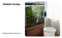 Manual Aquarium Gravel Cleaner Multi-Functional Aquatic Aquarium Siphon Pump