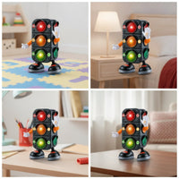 Musical Traffic Light Toy | Rechargeable, Interactive Toy with Music, for Early Learning
