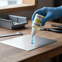 Stainless Steel Grade Identification Liquid for 201, 304, 316 Alloys - Manganese Content Test Solution
