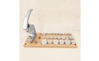 Watch Case Press Tool Bench-Watch Press with Wooden Base for Professionals for Hobbyists