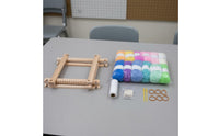 3 in 1 DIY Tapestry Weaving Kit Made of Beechwood Beginner Weaving Loom Kit Natural Wood for Beginners, Crafters, Art Class, School Projects