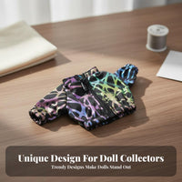 Sun Protection Doll Zipper-Front Realistic Miniature Clothing for Hobbyists