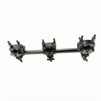 Multifunction Clamp Bar Shiny Finish Drum Crossbar Metal Drum Accessories