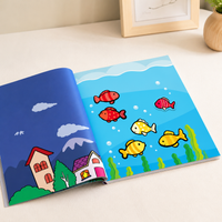 Children's Focus Sticker Quiet Book for Early Education, Brain Development Activity Book for Ages 2-6
