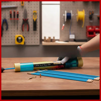 Running Electrical Wire Cable Pulling Wire Snake Tape Kit Rigid Wire Snake Tape Kit with Attachments Cable Running Rods Portable