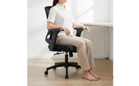 Support Ergonomic Office Chair Rocking Function Mesh Back Computer Chair Heavy Duty for Students