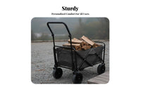 Comfort Grip Folding Wagon Push Handle Detachable Adjustable Wagon Push Handle Quick Release for DIY Enthusiasts
