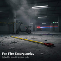Insulated Fire Hook Heavy Duty Electric Vehicle Drag Hook Sturdy Long Reach Pole for Linemen, Residential Communities, Warehouses, Substations
