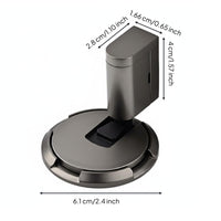 No-Holes Door Stopper Anti Collision Suction Floor Door Dampen Sound Reducing Household Accessory for Lavatory, Bedroom