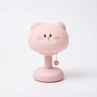 Cordless Animal Night Light with Pull Cord Dimmable Silicone Nursery Lamp Portable Rechargeable Desk Lamp Cute for Children, Toddlers, Baby, Bedroom