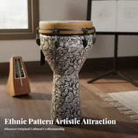 Beginner Friendly Handheld Percussion Screw-Tunable Andblet Drum Easy to Play Musical Instrument Portable Design for Beginners, Musicians, Music Enthusiasts, Home, Live Performance, Relaxation, Studio Recording