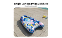 Inflatable Wave Board Portable Handled Inflatable Water Board Kids Water Board Thickened Material Kids Swimming Buoyant Board